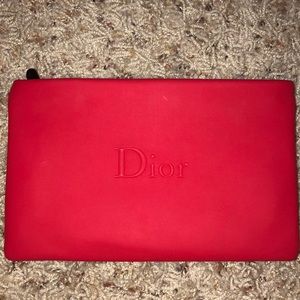 Mini Dior makeup pouch